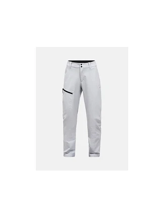 Dámské kalhoty PEAK PERFORMANCE W Scale Softshell Pants, šedá barva Dámské kalhoty PEAK PERFORMANCE W Scale Softshell Pants, šedá barva