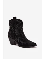 Boty na podpatku model 218512 Step in style Boty na podpatku model 218512 Step in style