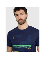 Pánské tričko s potiskem 4F 4FRAW25TTSHM3378-31S pánské