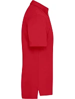 Daiber JN 716 Pánské piqué polo v tradičním krojovém stylu 02.0716 red/red white