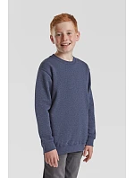 Fruit of the Loom Classic Kids Set-In Sweat Dětská mikina 16.2041 vintage heather navy Fruit of the Loom Classic Kids Set-In Sweat Dětská mikina 16.2041 vintage heather navy