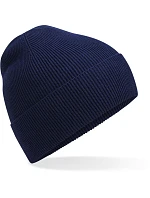 Beechfield B 51N Pletená čepice z bio bavlny 53.051N oxford navy
