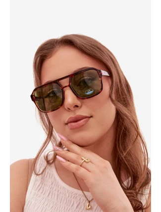 Dámské sluneční brýle Hnědozelené