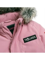 Trollkids Kids Kirkenes Snowsuit dívčí zimní oblek nepromokavý růžový (387-231)