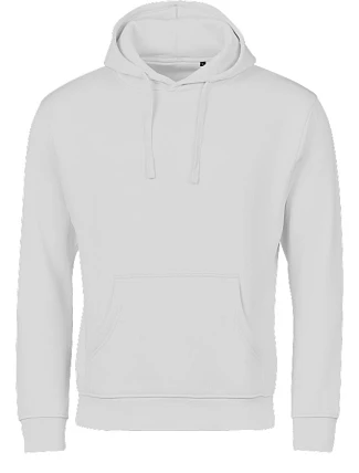 Tee Jays TJ 5152 Mikina s kapucí z těžké bavlny "Unlabeled" 18.5152 white