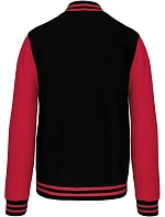 Kariban K 497 Unisex college bunda "Teddy" 20.K497 black/red Kariban K 497 Unisex college bunda "Teddy" 20.K497 black/red