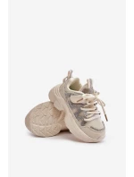 Dětské tenisky s krystaly béžové Rianalla Dětské tenisky s krystaly béžové Rianalla