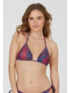 Dámský vršek plavek Cruz Monica W Triangle Printed Bikini Top