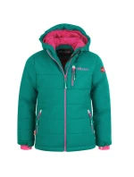 Dětská zimní lyžařská bunda Trollkids Hemsedal Snow Jacket XT s kapucí Green (513-312)