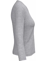 Kariban K 382 Dámské tričko do V s dl. rukávem 20.K382 oxford grey