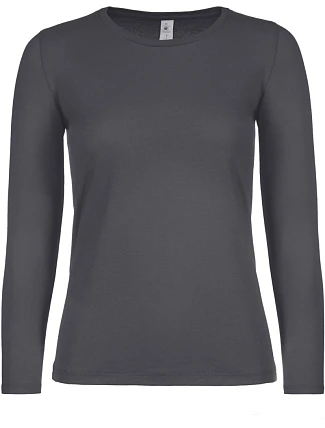 B&C #E150 LSL /women Dámské tričko s dlouhým rukávem 01.006T dark grey B&C #E150 LSL /women Dámské tričko s dlouhým rukávem 01.006T dark grey