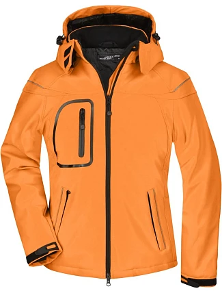 Daiber JN 1001 Dámská 3-vrstvá zimní softshellová bunda 02.1001 orange