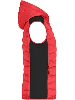 Daiber JN 1327 Dámská strečová fleecová vesta 02.1327 red/black