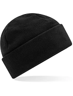 Beechfield B 243R Fleecová čepice s manžetou "Recycled" 53.243R black