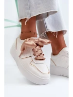 Dámské Tenisky na platformě Bílé Tessama Dámské Tenisky na platformě Bílé Tessama