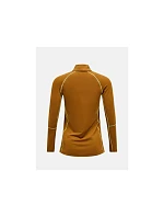 Termotriko PEAK PERFORMANCE Magic Half Zip Wool-blend Baselayer Women, hnědé Termotriko PEAK PERFORMANCE Magic Half Zip Wool-blend Baselayer Women, hnědé
