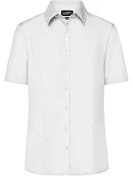 Daiber JN 643 Popelínová business halenka s krátkým rukávem 02.0643 white Daiber JN 643 Popelínová business halenka s krátkým rukávem 02.0643 white