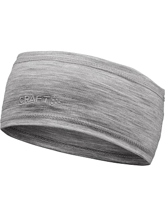 Craft Corporate Essence Wool Headband Čelenka z merino vlny 81.6633 grey melange Craft Corporate Essence Wool Headband Čelenka z merino vlny 81.6633 grey melange