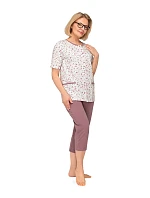 Pyžamo Martel Kasia I 265 cr/r M-3XL rozepínací Pyžamo Martel Kasia I 265 cr/r M-3XL rozepínací
