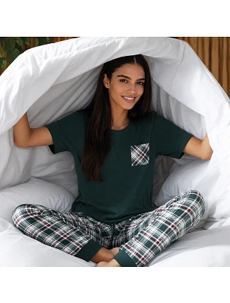 Pyžamo Cornette 730/483 Scarlett, krátké rukávy, velikosti S–2XL Pyžamo Cornette 730/483 Scarlett, krátké rukávy, velikosti S–2XL