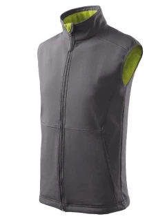 Vision softshellová vesta pánská ocelově šedá