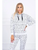 Sada s potiskem bílá Sada s potiskem bílá