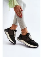 Dámské kožené tenisky Big Star NN274963 Černé