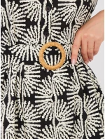 Šaty D74516M30485B černé Šaty D74516M30485B černé