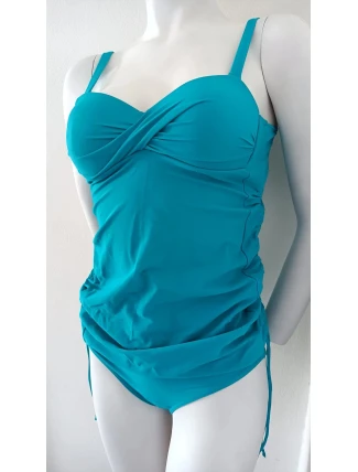 Dámské dvoudílné plavky tankiny Raisa III tyrkysové - Gwinner