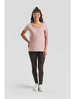 Fruit of the Loom Lady-Fit Iconic 150 V-Neck T Dámské tričko s výstřihem do V 16.1444 deep navy Fruit of the Loom Lady-Fit Iconic 150 V-Neck T Dámské tričko s výstřihem do V 16.1444 deep navy