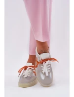 Nízké Dámské Sportovní Boty Stříbrné Zelevelis