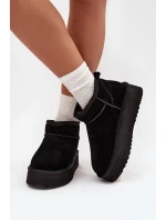 Semišové dámské zimní boty na platformě Vinceza 97962 Černé Semišové dámské zimní boty na platformě Vinceza 97962 Černé