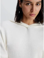 Dámská mikina 000QS7000E 101 ecru - Calvin Klein
