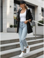 Dámská přechodná bunda s kapucí černá FashionStreet TY5626