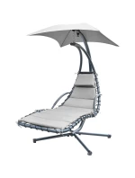 HOUPACÍ KŘESLO SE SLUNEČNÍKEM LISBON GREY HOUPACÍ KŘESLO SE SLUNEČNÍKEM LISBON GREY
