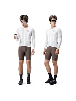 Rockbros YDCX008 Cyklistický dres s dlouhým rukávem Diamond - velikost XXL - bílý