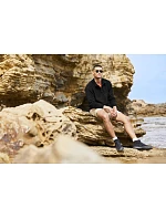 Fruit of the Loom Classic Zip-Neck Sweat Mikina s 1/4 zipem 16.2114 heather grey