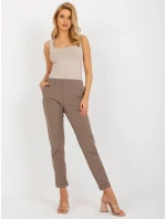 Dámské kalhoty LK SP 506616 1.28X hnědá - FPrice Dámské kalhoty LK SP 506616 1.28X hnědá - FPrice
