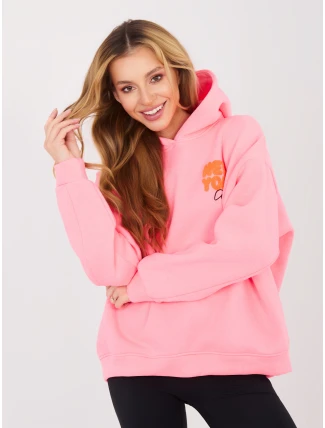 Mikina MJ BL H2587.82 fluo růžová