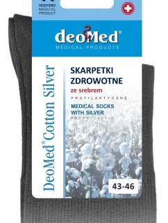 Ponožky DEOMED COTTON SILVER