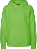 Neutral O 63101 Pánská mikina s kapucí z bio bavlny 77.6311 lime