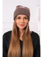 Dámská čepice Iris K348 cappuccino Dámská čepice Iris K348 cappuccino