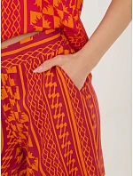 Šortky D73771M62489KD oranžová