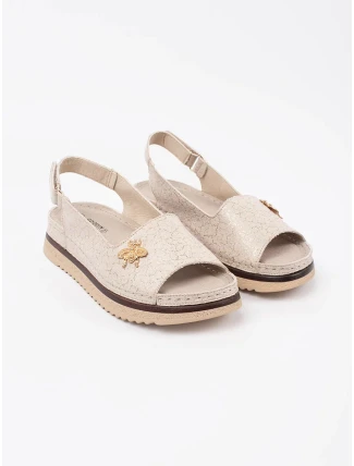 Krásné dámské sandály GD-FL1272 béžové - Goodin Krásné dámské sandály GD-FL1272 béžové - Goodin
