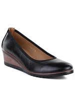 Černé dámské polobotky s podpatkem Vinceza 58628 Černé dámské polobotky s podpatkem Vinceza 58628