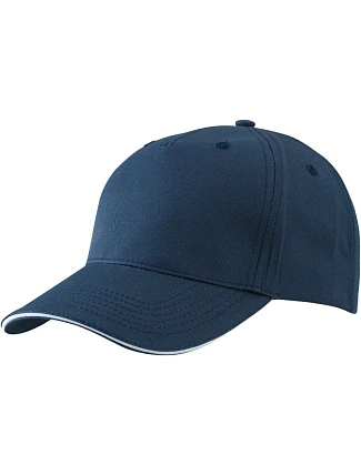 Daiber MB 6526 5 panelová sandwich kšiltovka 03.6526 navy/white