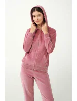 Vamp - Sametová tepláková souprava na zip s kapucí 21140 - Vamp Vamp - Sametová tepláková souprava na zip s kapucí 21140 - Vamp