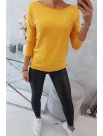 Halenka ležérní hořčicová