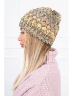 Kšiltovka K156 khaki + žlutá