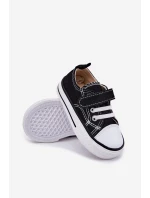 Dětské Tenisky Na Suchý Zip Černé Obidana